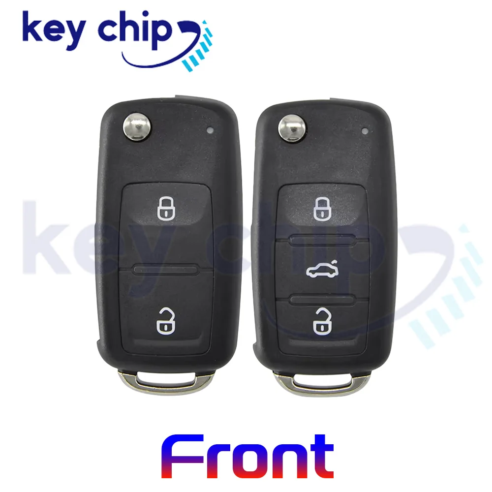 Keyless Flip Key For VW Amarok Transporter T6 2018+ 433MHzASK  Megamos AES  7E0837202BD