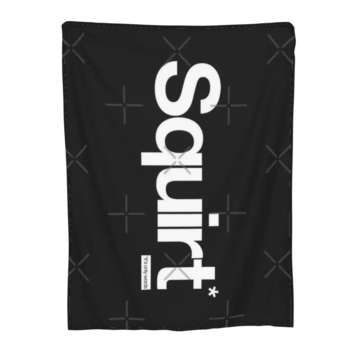 Squirt Its Only Words A Ultra-Soft Micro Fleece Blanket