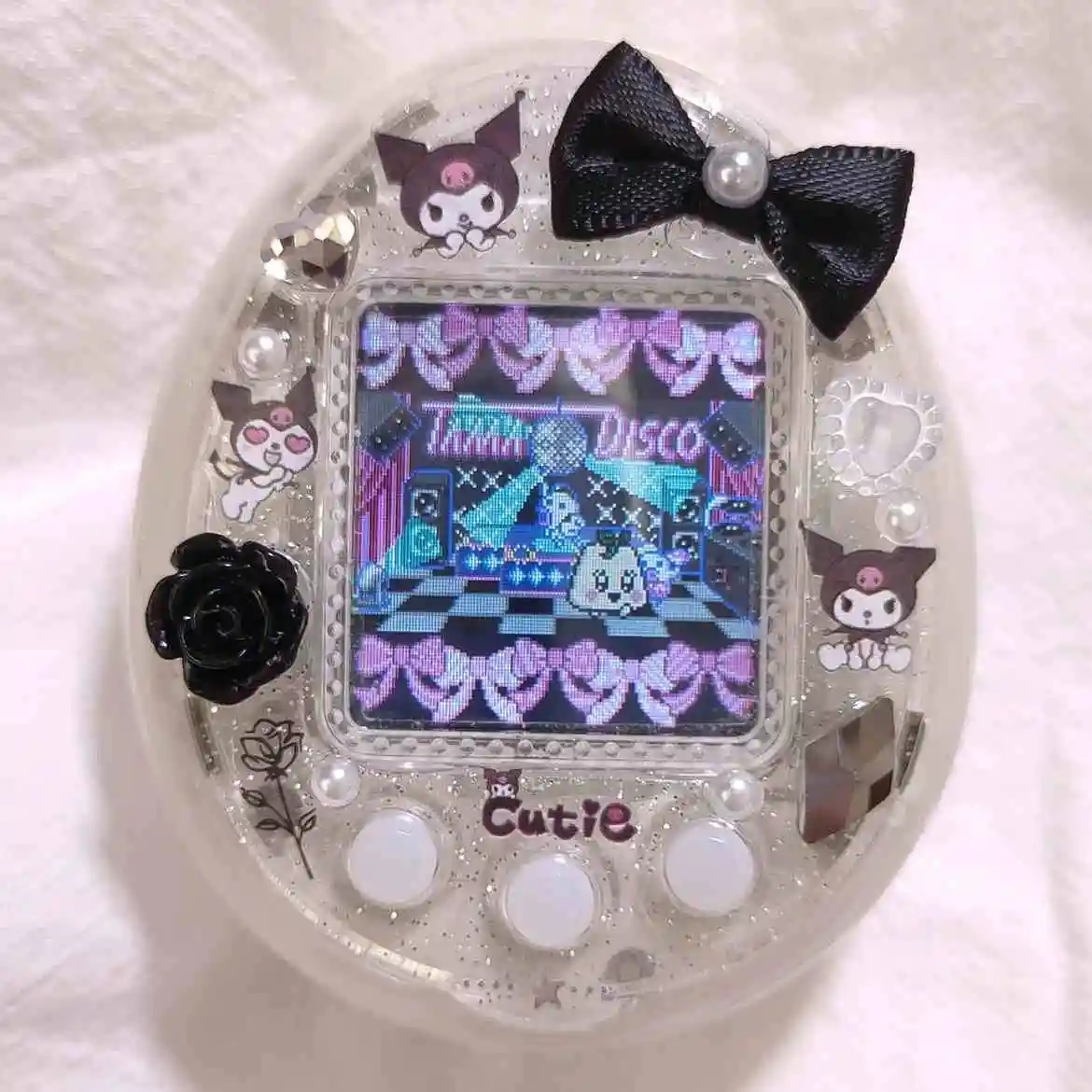 سانريو ميلودي الإلكترونية الحيوانات الأليفة الغطاء الواقي الغار الكلب الديكور تماغوتشي 4u/4u + سلسلة لوحة ل غطاء للحماية هدية