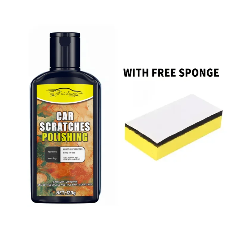 Automotive Scratch Repair Paste Kit, Remove Scratches, Body Polish Paste, Universal Scratch Removal and Polishing, Suitable for