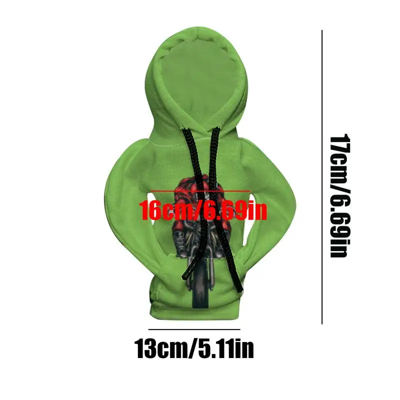 Hoodie de mudança de engrenagem engraçado natal carro engrenagem vara hoodie moda natal decoração do carro botão de mudança de engrenagem capa acessórios do carro hoodie