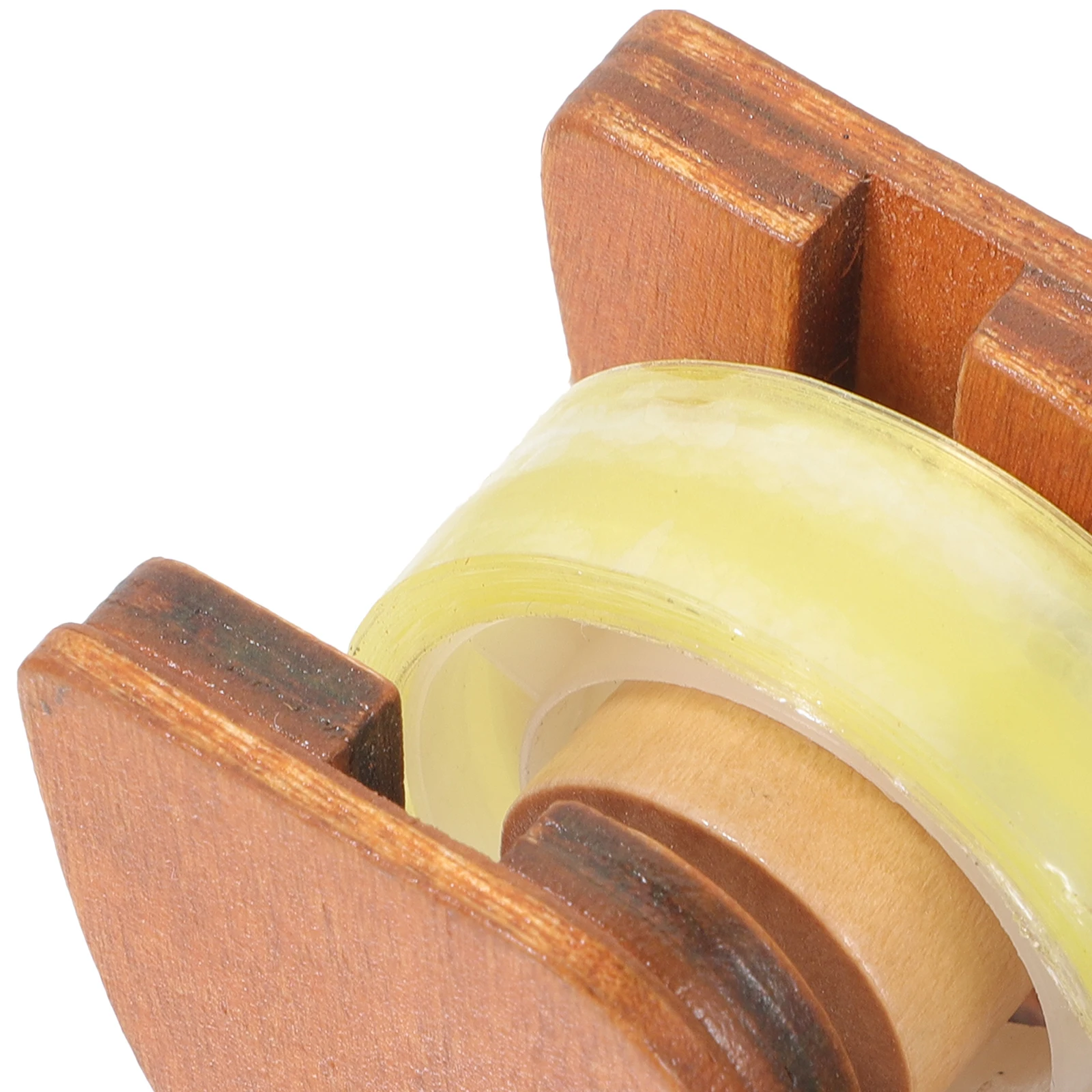

Wooden Tape Dispenser For Office Desk Office Wooden Tape Dispenser Supplies Animal Design Practical Craft Tool DIY Decor