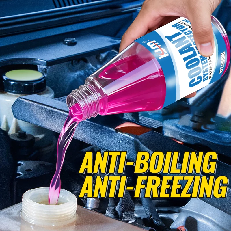 KJM 200ML High-Performance Car Coolant Additive Anti-Boiling Anti-Freezing Radiator Fluid for Long-Lasting Engine Protection