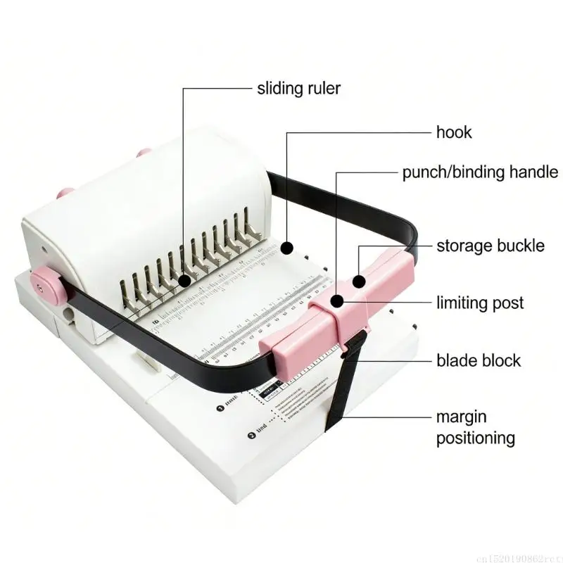 D5BB Professional Round Hole Maker For Notebooks And Crafting Projects