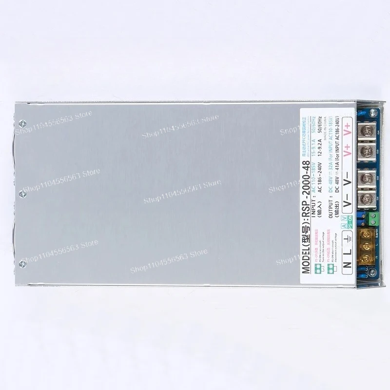 2000W PFC Adjustable Switching Power Supply RSP-2000 - 110-240V Input, 24V/36V/48V/60V/72V Output, Constant Voltage/Current