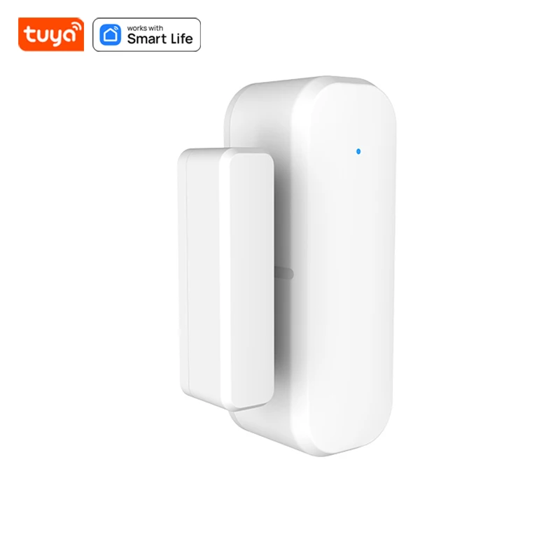 Tuya Wifi Smart Door/Window Sensor Home Security Smartlife APP Mobile Notification  Voice Control With Alexa Google Home