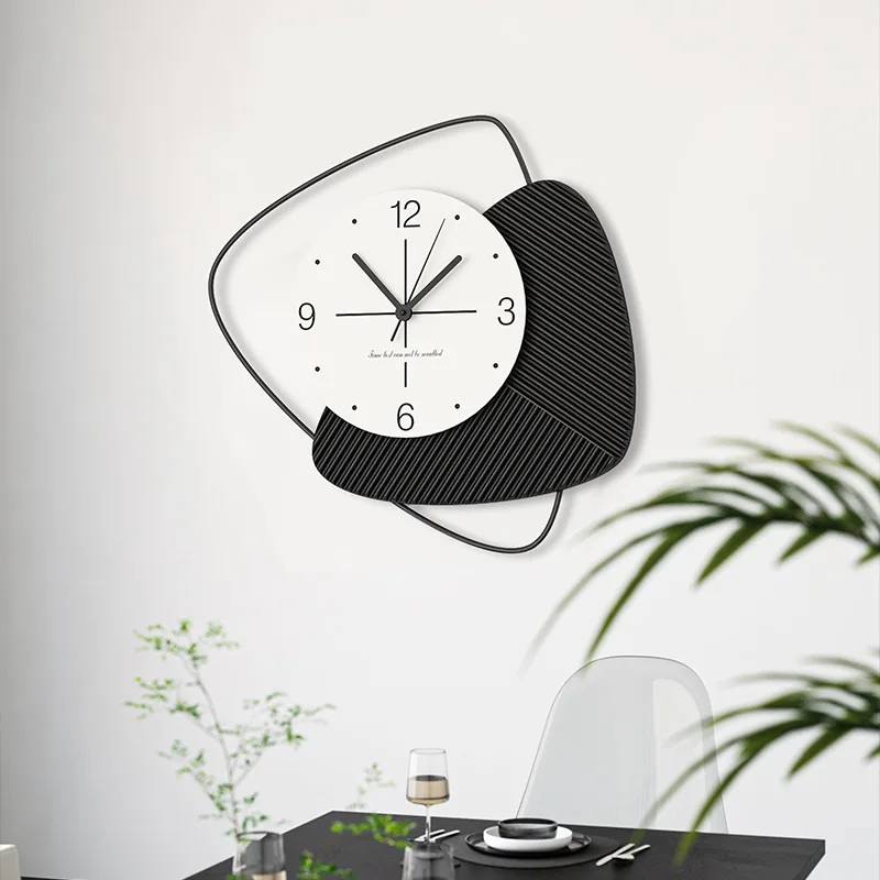 

Art decoration wall clock, living room wall, fashionable and simple clock