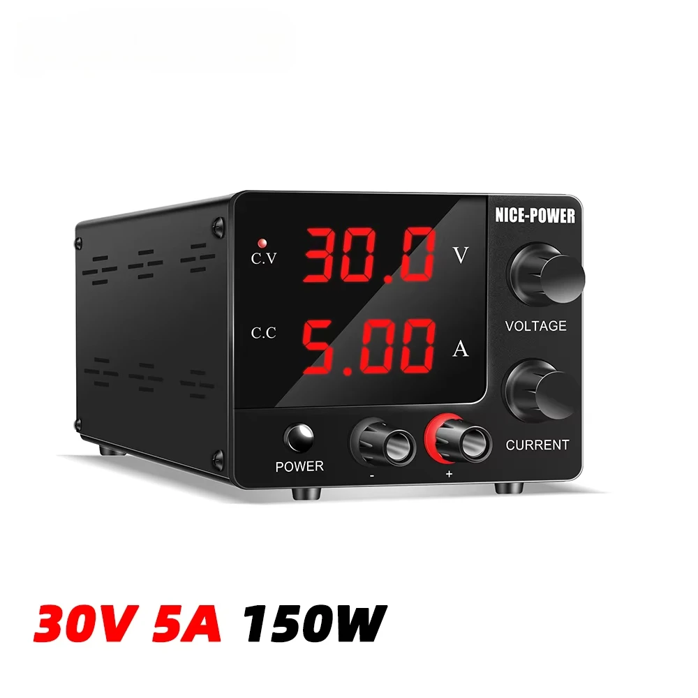 

150W Mini DC Power Supply SPS-E305 30V 5A Encode Precision Knob Over Temperature Protection for Photovoltaic test