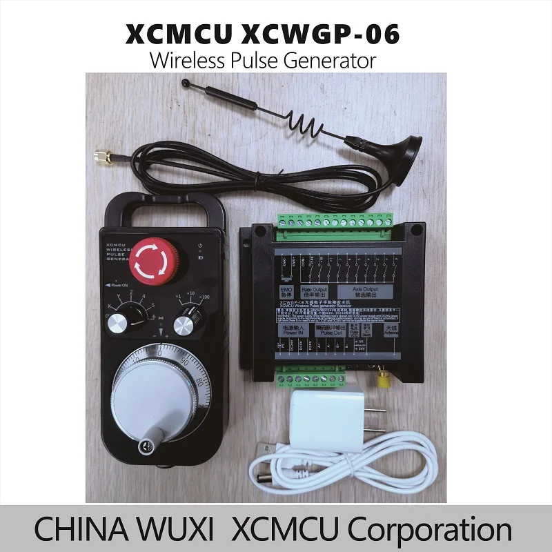 

XCWGP-06 6 Axis CNC Wireless MPG Manual Pulse Generator Electronic Handwheel Estop for SIEMENS MITSUBISHI FANUC FAGOR XCMCU