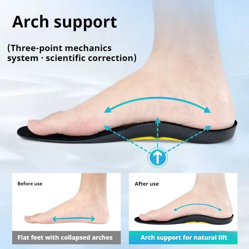 زوج واحد من نعال الأحذية الداعمة للقوس، نعال رياضية ماصة للصدمات للرجال والنساء، نعال أحذية قابلة للتنفس ومزيلة للروائح