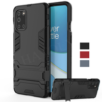 For Oneplus 8T Case Cover TPU Bumper Robot Holder Stand Shockproof Armor Back Cover One Plus 8 T 7 Pro Phone Case For Oneplus 8T