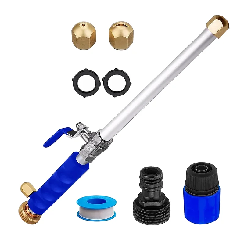 Nozzle Power Washer Hose Jet For Garden 2-In-1 High Pressure Washer Tools With 2 Different Nozzles Quick Connectors
