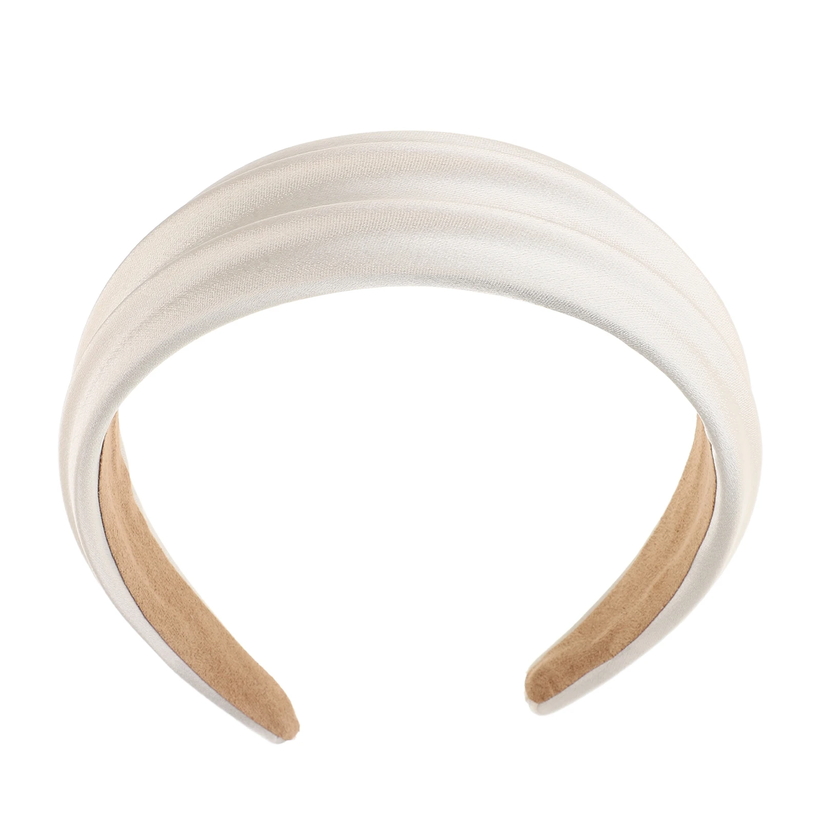 

Headband Satin Comfortable Headbands Elegant Women Hair Accessories Girl Elastic Beige Decorative Delicate Baby