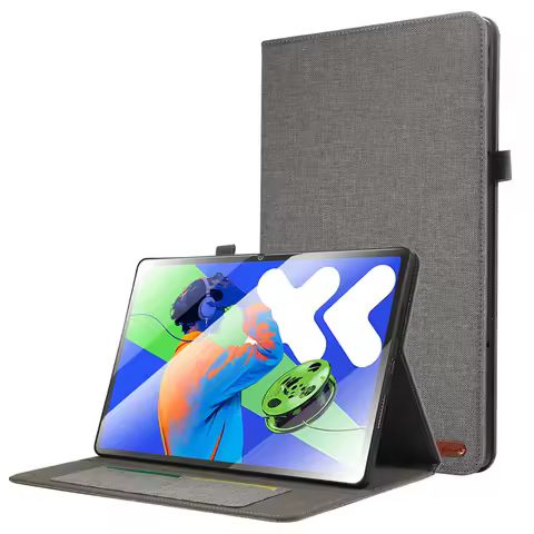For Lenovo Idea Tab Pro/Xiaoxin Pad Pro 12.7 2025 Case Fabric Flip Stand Cover For Lenovo Xiaoxin Pad Pro 2025 tb373fu tb375fc