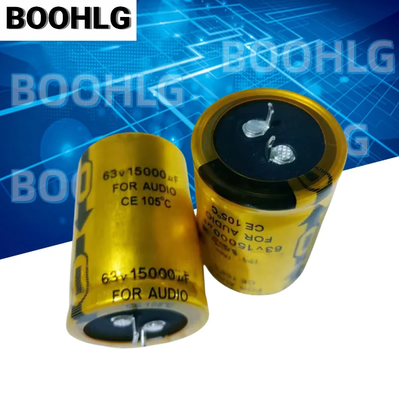 1PCS imported power amplifier audio filter electrolytic capacitor 63v 15000uf 15000uf 63v 35X50