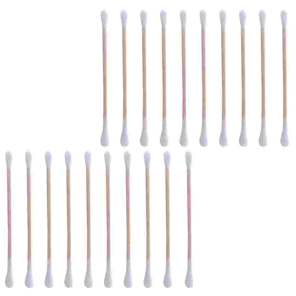 10 Bags Disposable Ear Cleaning Swabs Double-head Swabs Pet Ear Cleaning Swabs Cotton Stick Disposable Cotton Stick Swab