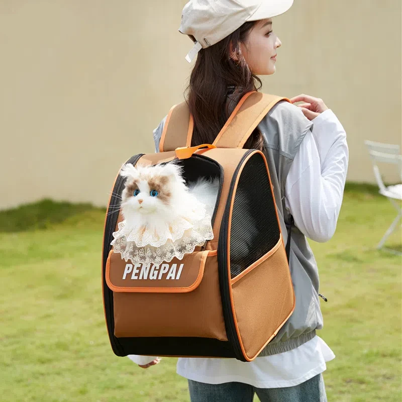 New Arrival Pet Carrier Backpack, Large Capacity, Foldable, and Breathable Cat and Dog Bag, Portable for Easy Travel, Pet Suppli