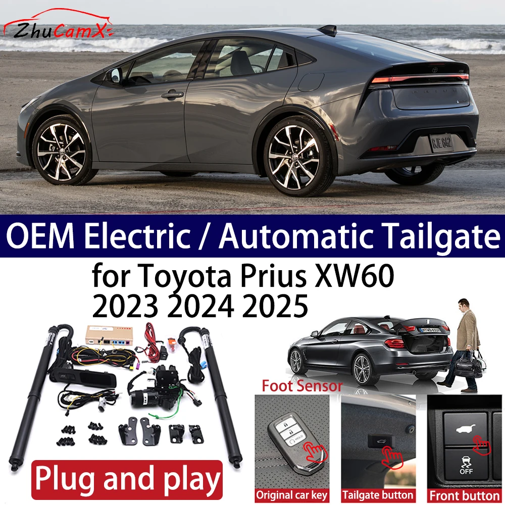 

ZhuCamX for Toyota Prius XW60 2023 2024 2025 Car OEM Power Electric Automatic One-Click Smart Liftgate Tail Gate Support Opener