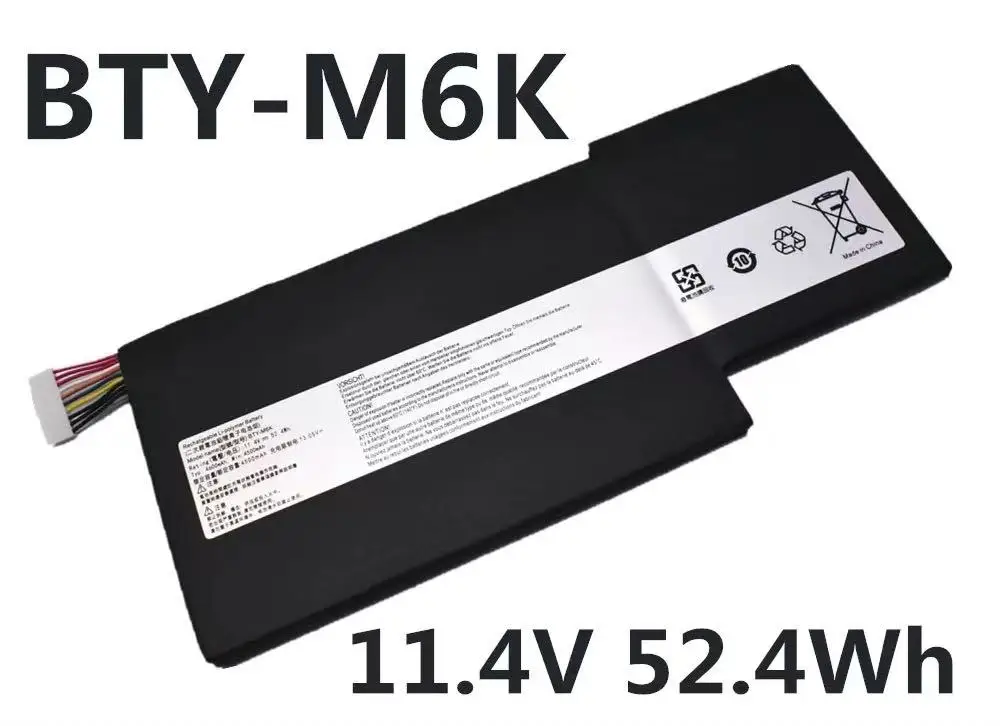 

new for MSI BTY-M6K MS-17B4 MS-16K3 GS63VR 7RG GF63 GF75 battery