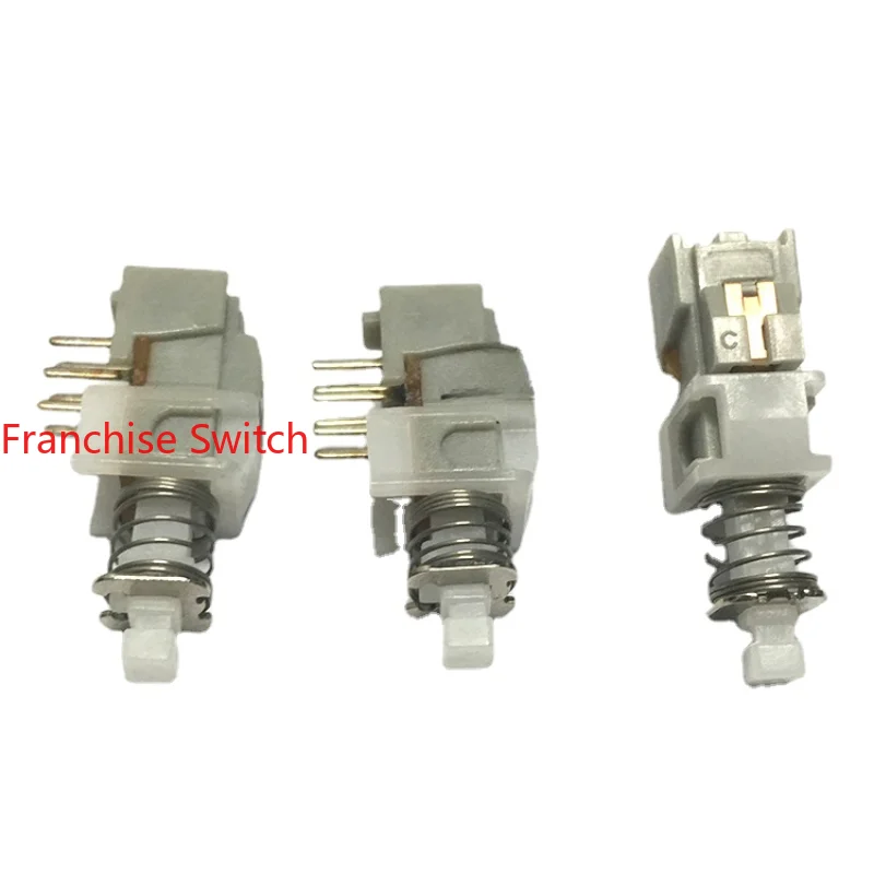 10PCS Motor Push Button Switch Self-locking   PBSD-22E10L 6-pin Straight Key  With Lock