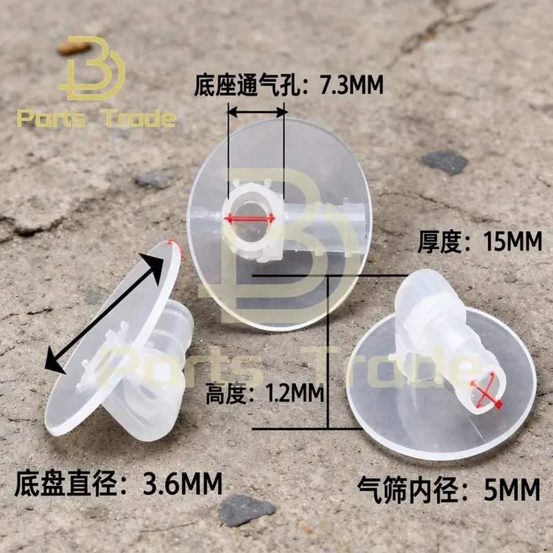 10pcs TPU Elbow Inflatable Mouth Plastic Massage Cushion Joint for Massage Chair Airbag Foot Reflexology Machine Accessories