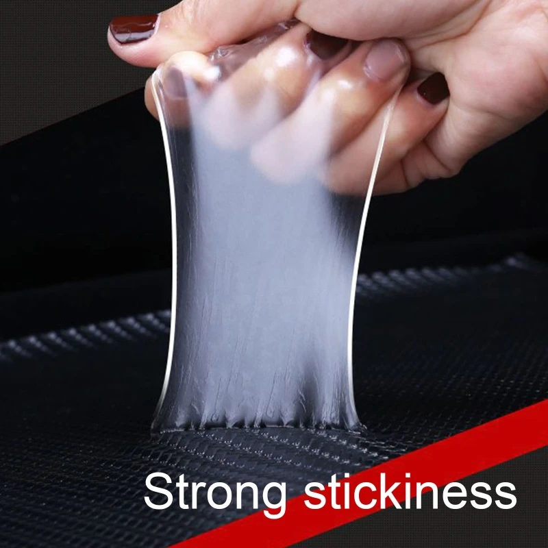 E9LB Chống Nước Treo Tường Băng Keo Hai Mặt Dải Ome Phòng Khách Văn Phòng Kính Xe Ô Tô Trang Trí