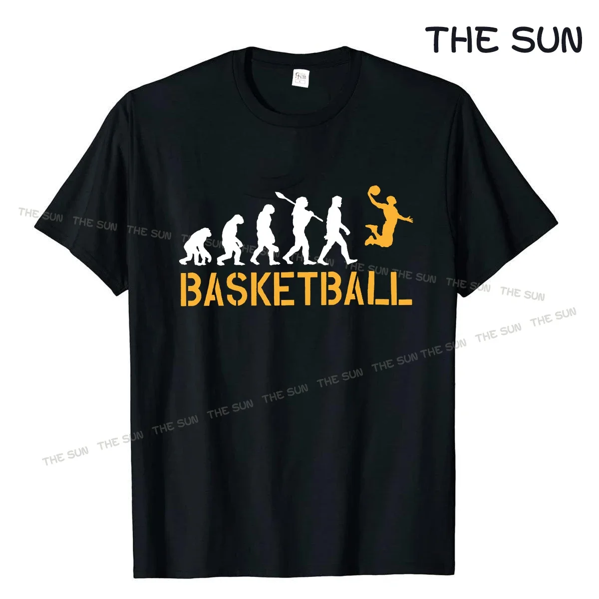 

Evolution Basketball Funny Shirt for Basketball Lover Vintage T Shirt New Fashion Summer Mens T-Shirt Hip Hop Cotton