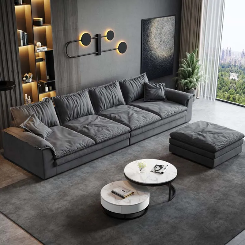 Sectional Fabric Sofas Living Room Lounge Nordic Corner Sofa Modern Elegant Sofa Sala De Estar De Luxo Luxury Furniture