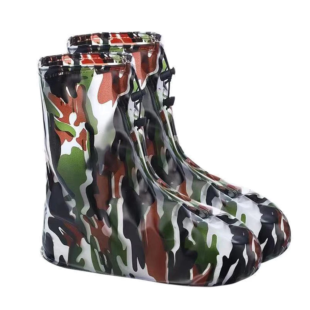 

1 Pair Pvc Rainproof Covers Waterproof Overshoes Non-Slip Shoe Protector Rain Mud Lightweight Replacement Cycling Shoe Covers