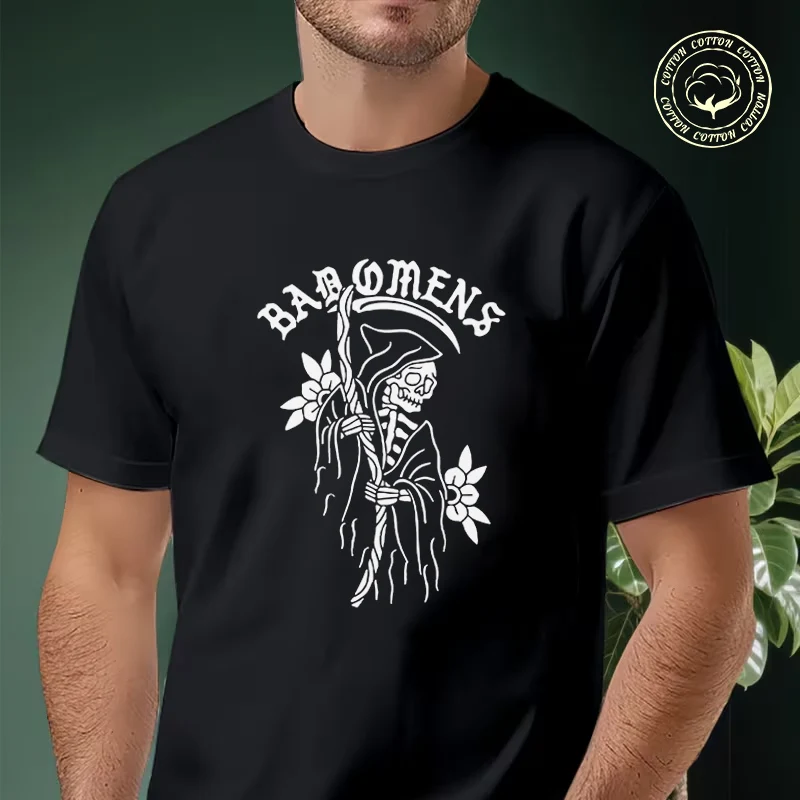 

Vintage 90s Y2K Pop Music Pattern Motorcycle T-Shirt Men Hip Hop Streetwear Unisex Casual Fashionable Short Sleeve Tops Tee