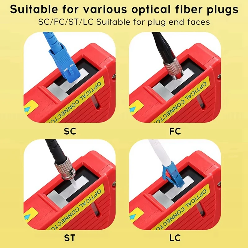 Fiber Optic Cleaner Cassette Fiber End Face Cleaning Box Pigtail Cleaner For FC/SC/ST/LC Optic Fiber Cleaner Tools