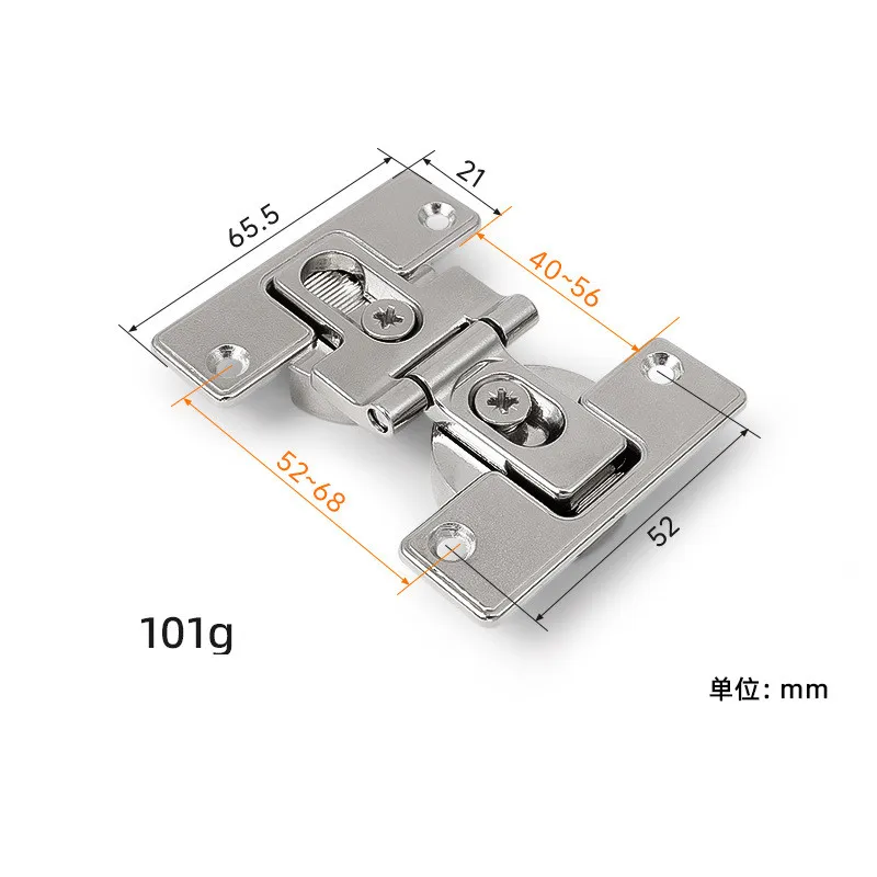 Wardrobe Folding doors for closet cabinets Swing door Hinge Concealed 180 Degree zinc alloy Hinges