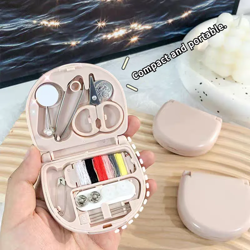 

Mini sewing kit, portable and convenient for home use and business trips, small needle thread bag sewing tool combination set,