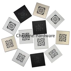 Rectangular Breathable Mesh Cabinet Grille Shoe Cabinet Air Vent Cover Embedded Refrigerator Oven Heat Sink Cover Grating100*100