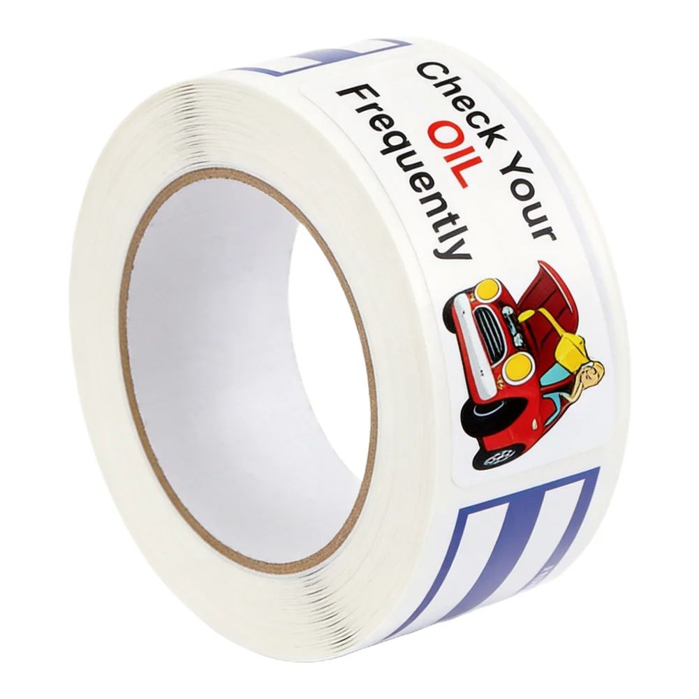 As Shown Oil Change Reminders Convenient Tracking Solution Strong Backing Material Automotive Maintenance Tools For Garages