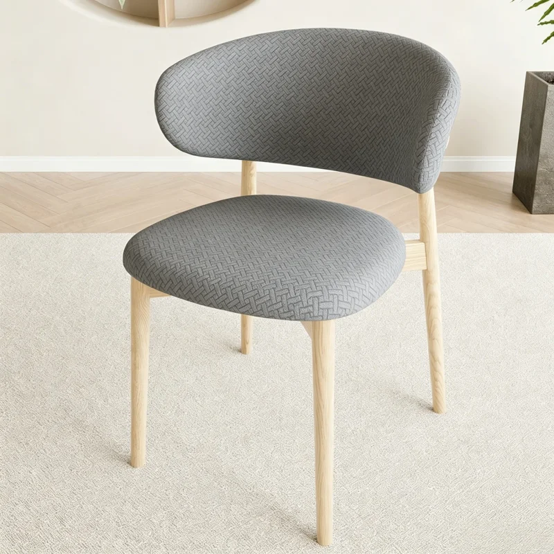C‑Shaped Backrest Chair Cover, Solid Color Elastic Split Chair Slipcover, Removable Dustproof Seat Protector, Stretch Furniture