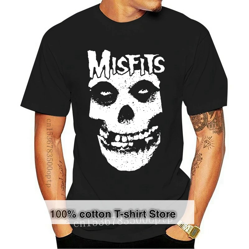 

Official Misfits Punk Band Red Logo Skull Fiend T-shirt S-2XL top Glenn Danzig(1)