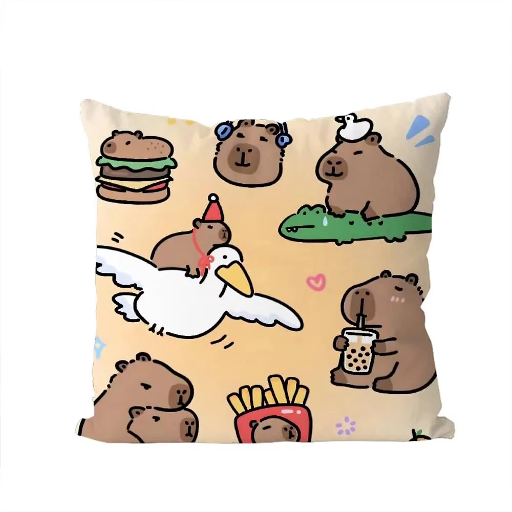 Newborn Photo Mat Luxury Capybara Double Sided Cute Plush Background for Baby Photography Nursery Christening Decor