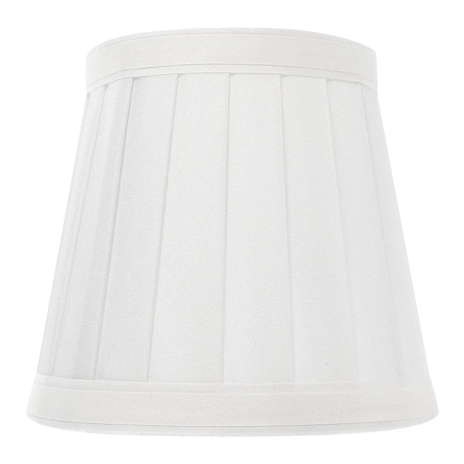 Paralume in tessuto plissettato Copri lampadario in tessuto bianco Paralumi di ricambio piccoli per lampada da soffitto Copri lampada da parete Vintage