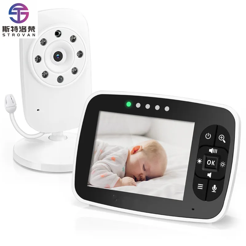 

3.5inch Wireless Night Vision Video Baby Camera Room Temperature Support Multi Cameras