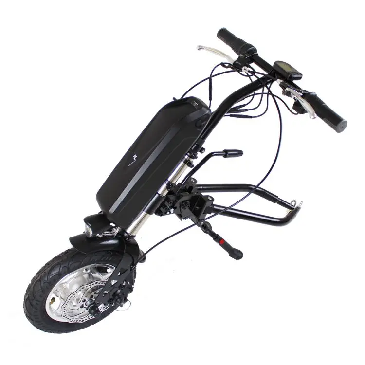 

36v 350w 500w Lithium Battery Power Drive Suspension Electric Wheelchair Handcycle Kit For Manual Wheelchair