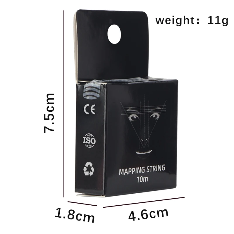 4 ألوان الحاجب الوشم الموضوع ماركر الموضوع حاكم مساعد خط الرسم مع الحبر تحديد المواقع رسم الخرائط صندوق خط أدوات الحواجب #4