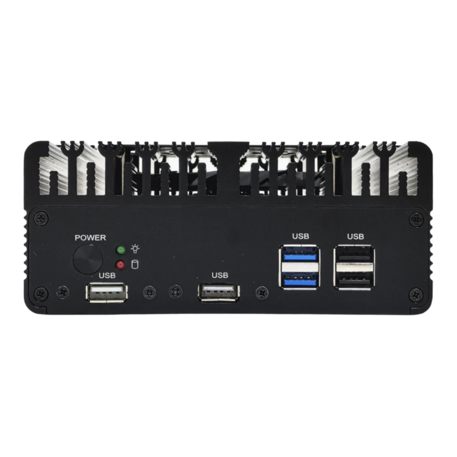Fanless Industrial Mini PC  Core I5 I7 4th/5th Gen Dual LAN COM Port Windows 10 Linux Desktop for Kiosk Digital Signage