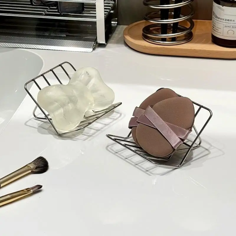 

【F】1Pc Stainless Steel Laundry Soap Shelf Kitchen Dish Rack Household Draining Countertop Basin Soap Holder Bathroom Accessories