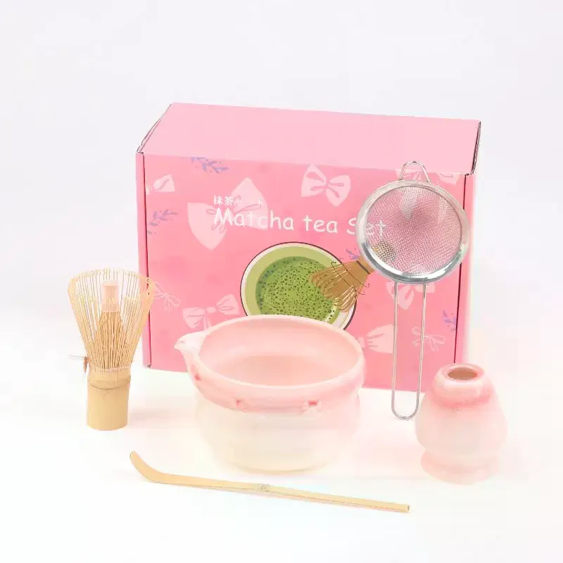 Matcha Set Matcha Whisk Set, Ceramic Matcha Set 5 Pcs Matcha Kit For Matcha Lovers Matcha Kit