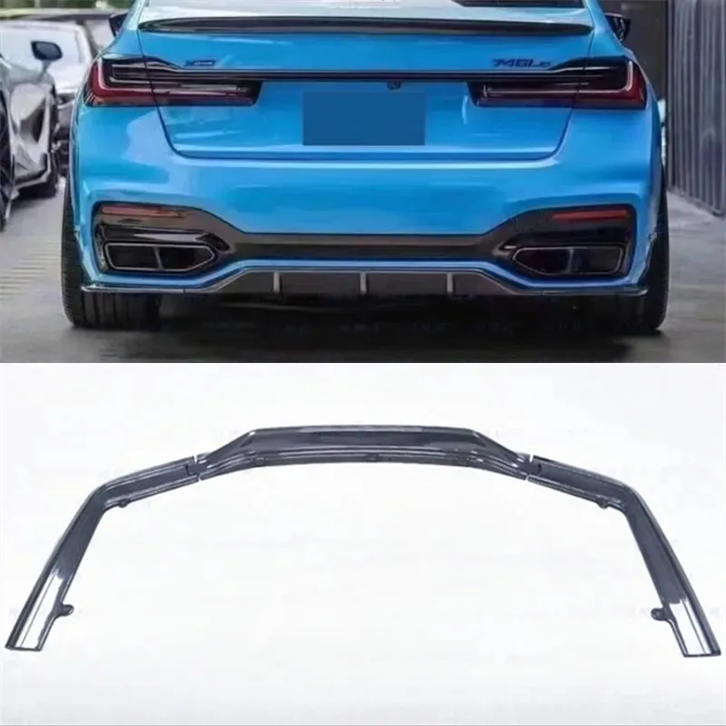 

For BMW G11 G12 G13 2017 2018 2019 2020 2021 ReaI Carbon Fiber Bumper Rear Lip Spoiler Kit