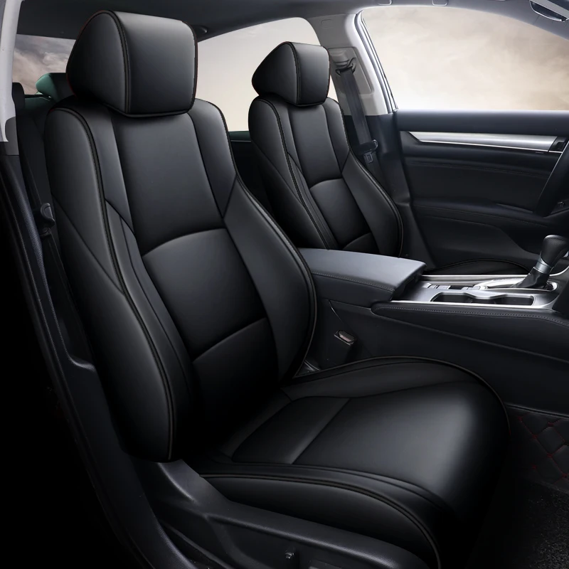 Custom Made Car Seat Covers For Honda Accord 10 Generations 2018-2022 Full set Interior Automotive Goods Decoration Accessories