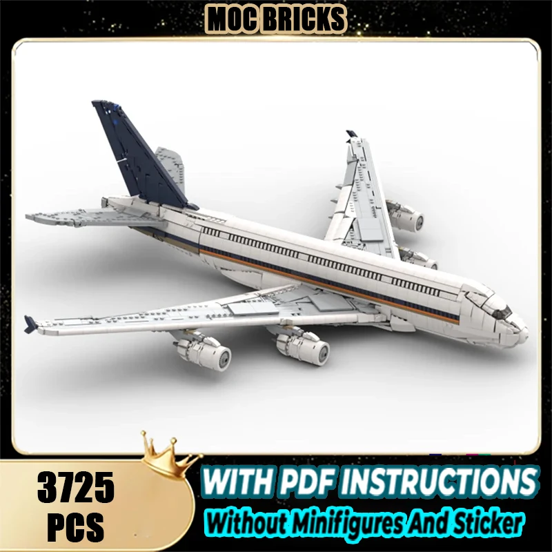 

Exquisite new product MOC building block aviation model aviation A380 technology modular children's toy gift DIY assembly set