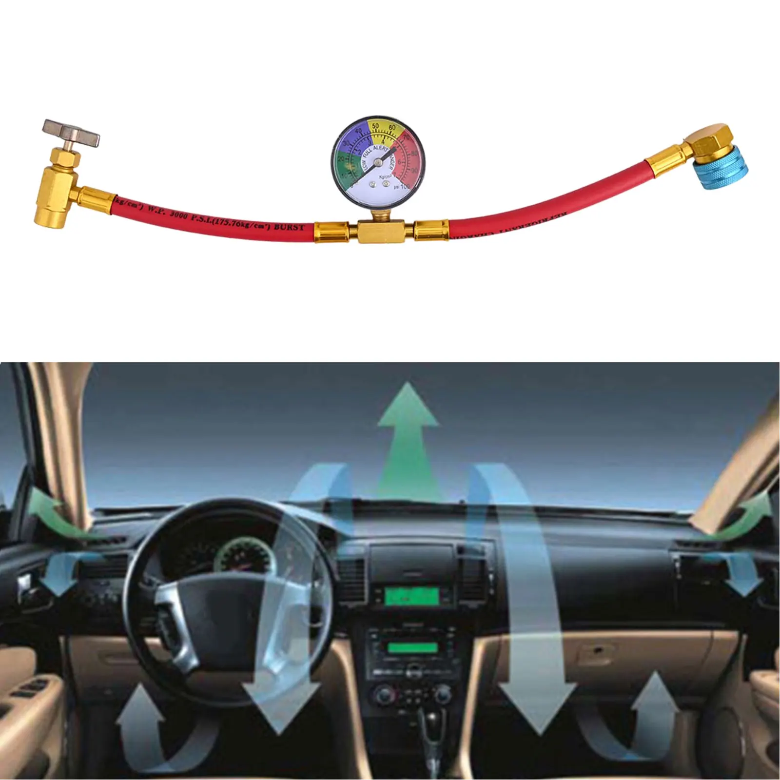 1515 Cm Pipe Length Car Recharge Charging Pipe Convenient 12 LH Can Opener Easy To Use Efficient And Accurate Charging