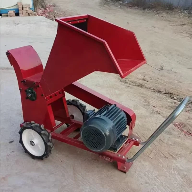 Garden Orchard Industrial High Efficiency Mobile Wood Crusher Branch Crusher